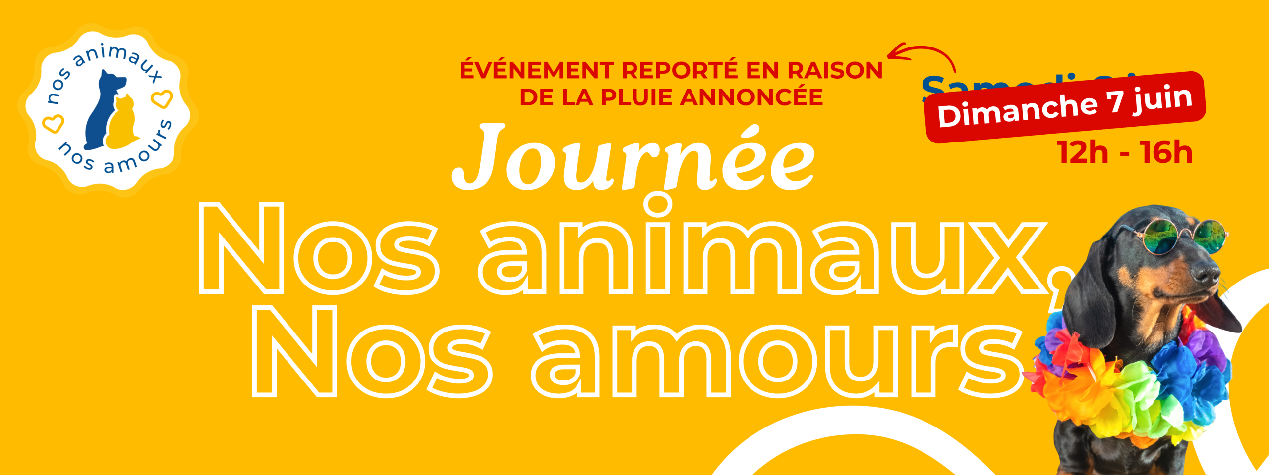 Journée Nos animaux, Nos amours Dimanche le 7 juin, de midi à 16h